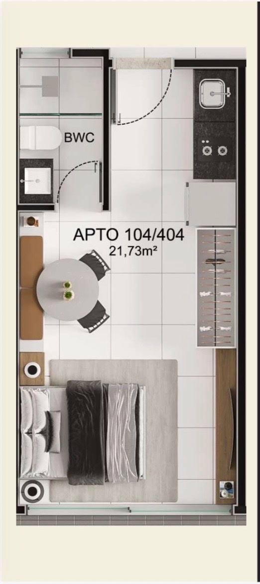 Flat 1 quartos (1 suíte) à venda no Intermares, em João Pessoa — foto 5